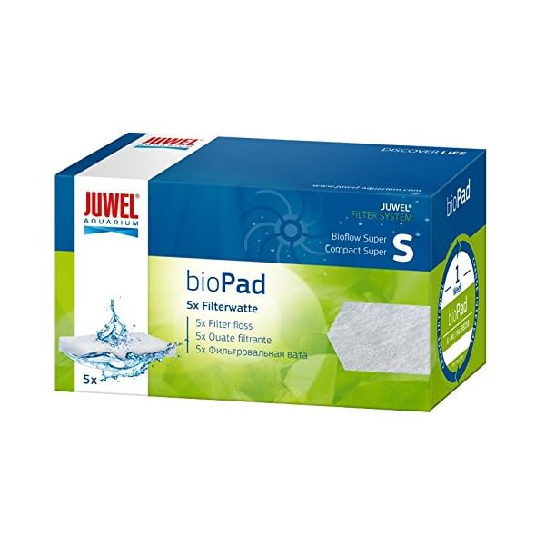 Juwel Aquarium - Tamponi d'ovatta bioPad S per filtri, 1 g