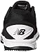 New Balance Men's T4040V3 Turf Baseball Shoe, Black/White, 11.5 D US