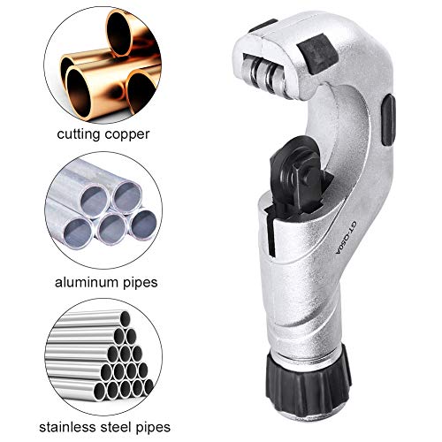 TOOLTOO Tube Cutter 1/4"2" Heavy Duty Copper Stainless Steel Cutter