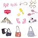 Fashion Jewelry Necklace Earring Bowknot Crown Accessory For Barbie Dolls Random Sets