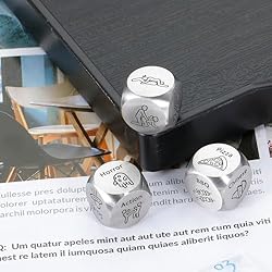 3PCS Funny Dice Anniversary for Men Women Him Her