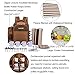 apollo walker Picnic Backpack Bag for 4 Person with Cooler Compartment, Detachable Bottle/Wine Holder, Fleece Blanket(45