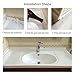 Bathtub Caulk Strip PE Self Adhesive Tub and Wall Sealing Tape Caulk Sealer, 1-1/2
