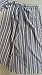 Bestyou▒ Women's Printed Side Slit Sheer Chiffon Maxi Skirt Beach Cover Ups (Stripe) Black, Free Size