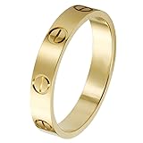 Dubeauty Love Ring-Gold Lifetime Just Love You 4MM