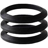 3-Pack Conical Group Head Gasket Replacement Compatible with Nuova Simonelli Aurelia Espresso Machines &ndash; 70x57mm Seal