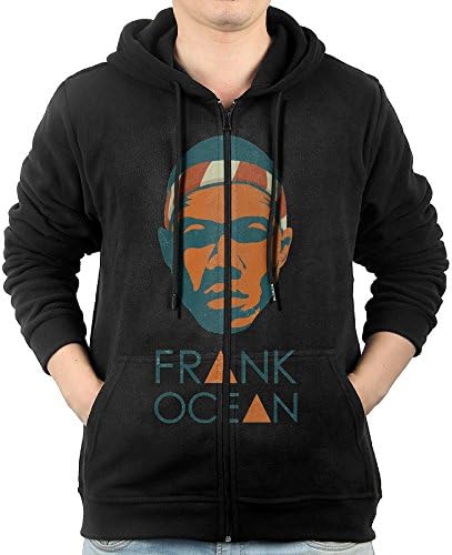 Frank Ocean Design Mens Zip Up Pocket Fashion Hooded Sweatshirt