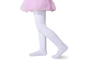 Henwarry Girls Thick Fleece Lined Tights Winter Warm Microfiber Cozy Tights