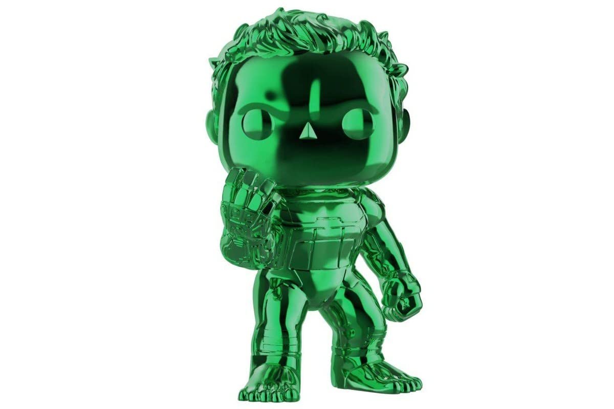 AVENGERS ENDGAME - HULK GREEN CHROME MCM EXC FUNKO POP! VINYL FIGURE #499