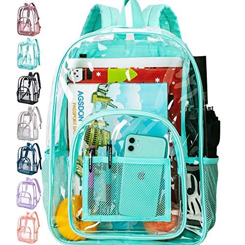 clear rolling backpack