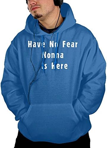 Have No Fear Nonna Is Here Hoodies Cotton Polyester X-Large