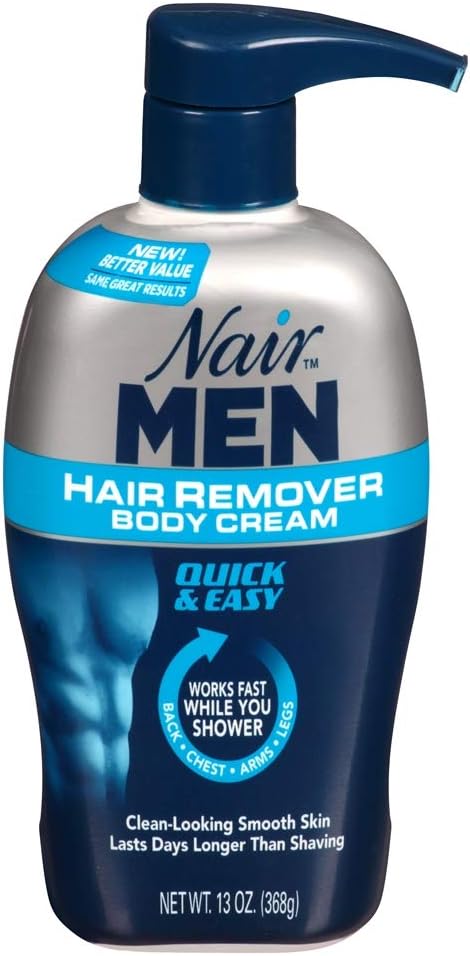 Nair For Men Hair Removal Body Cream 13 oz (Pack of 5)