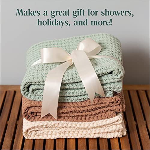 Simka Rose Waffle Baby Blanket Warm Baby Blankets for Girls & Boys