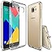 Ringke Fusion Compatible with Galaxy A9 2016 Case Crystal Clear PC Back TPU Bumper Drop Protection, Shock Absorption Technology Attached Dust Cap for Galaxy A9 2016 - Clear