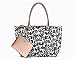 VICTORIA SECRET GRAFFITI TOTE WITH MATCHING GOLD MAKEUP BAG TOTE BAG BEACH BAG JELLY TOTE