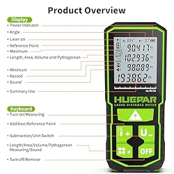 Huepar 196FT/60M Rechargeable Laser Measuring Tool