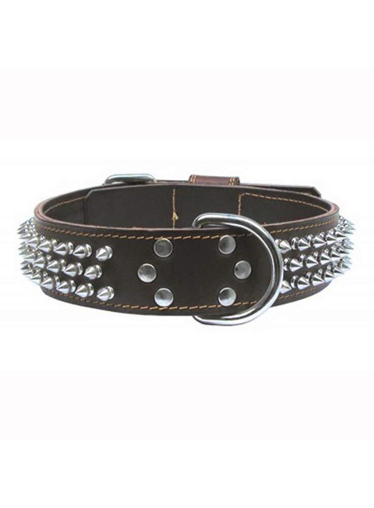 Zolux Leather Necklace Staff 3 Rows 60 cm Brown