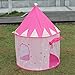 Babrit Play Tent for Kids Indoor or Outdoor Fairy Tale Castle Pink Children Playhouse