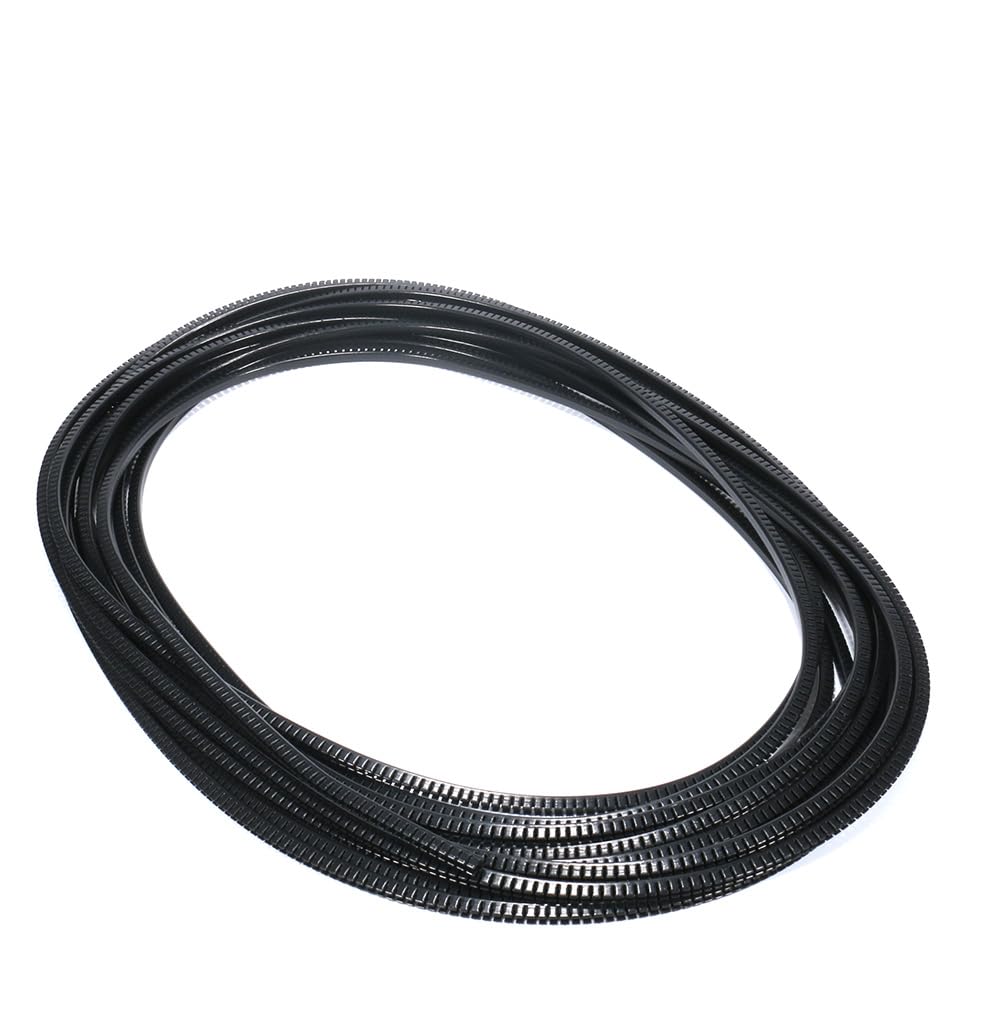 Photo 1 of Tueascallk U-Shaped Flexible Sharp and Rough Edge Trim Protector, Push-in Edge Shield for Steel Panels, Wood Panels, Glass and Plastic Panels, Fits 0.07"-0.085" Thickness Edge, Black 32ft