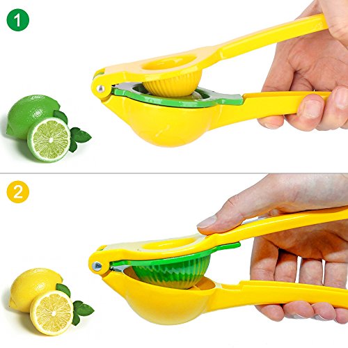 image for mixigoo Lemon Lime Squeezer Juicer Manual Citrus Juicer 2 in 1 Juicer 
