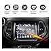 2017 2018 Jeep Compass Uconnect Touch Screen Car Display Navigation Screen Protector, RUIYA HD Clear TEMPERED GLASS Car In-Dash Screen Protective Film (8.4-Inch)