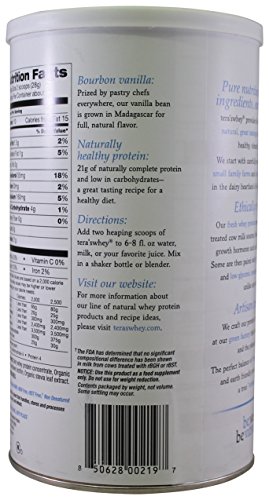 tera's: Simply Pure Grass-Fed rBGH-Free Whey Protein, Bourbon Vanilla, 12 ounce