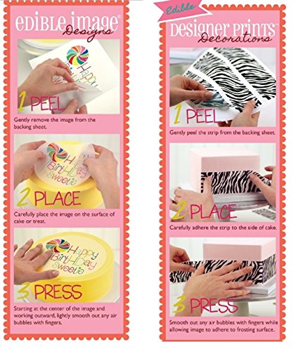 Lucks Icing Decor Shimmer Ribbons, Silver, 1 X 10-1/2 Inch, 48 Count - Thumbnail 3