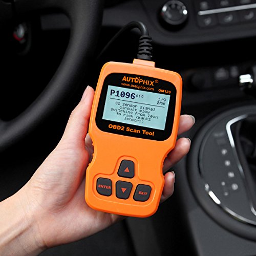 AUTOPHIX OM123 Enhanced Automotive OBD2 Scanner Universal Car Engine Fault Code Reader CAN Diagnostic Scan Tool - Orange - Thumbnail 4