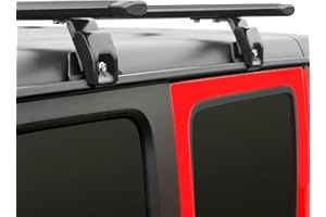 Wonderdriver Heavy Duty 330lb Roof Rack Cross Bars Compatible with Jeep Wrangler JK JL Gladiator JT 2007-2026, 2 & 4 Door Aluminum Crossbars Rooftop Cargo Bag Kayak Bike Carrier