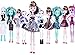 New 10 Sets Random Monster High Dolls Outfits Vest Top Coat Skirt Dress Pants