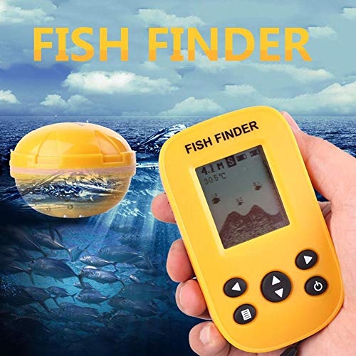 YOUNGFLY Wireless Fish Finder Sonar Probe Detector with Dot Matrix 100m/328ft