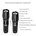 Tactical Flashlight Torch, Outlite High-Powered LED Flash Light, Rechargeable Tac Light, Water Resistant Handheld Flashlight, Zoomable and 5 Modes (Rechargeable 18650 Battery and Charger Included)