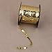 MagiDeal 100Yards Sequin Trim Ribbon String Gold