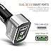 Trianium Quick Charge 3.0 USB Type-C 63W 2-Port USB Car Charger for MacBook Pro,Chromebook,Galaxy s9 s8 Edge Plus,Note 9 8,LG G7 G6,HTC 10 8 Max,Pixel 2 XL,Nexus,iPhone XR XS X,iPad [PD Chipset-ENBL]