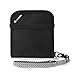 Pacsafe RFIDsafe V100 Anti-Theft RFID Blocking Bi-Fold Wallet, Black