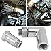 MASO Car Oxyg en O2 Sensor Stainless Steel Exhaust Sensors Interface 90 Degree Angled Extension Extender Spacer M18 X 1.5
