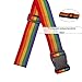 Oniche Luggage Straps Heavy Duty Travel Luggage Strap 2 Pcs Adjustable Suitcase Belts Travel Accessories