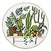 CUTICATE Pot Plant Pattern - Stamped Embroidery Kit with Embroidery Hoop 20cm for Beginners Starters DIY Sewing Crafts - EC001