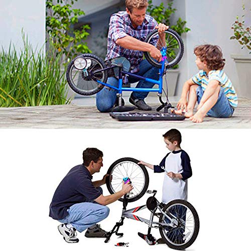 18-in-1 Snowflake Multi Tool,Stainless Steel Snowflake Screwdriver Bottle Opener Keychain Tool for Outdoor Travel Camping(Black)