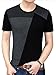 Yong Horse Men's Casual T-Shirts Crewneck Cotton Short Sleeve Mens Shirts Teen Boys Graphic Tee Shirt Sun Protection UPF 50+ UV for Outdoor Sport Running Hiking Gym Slim Fit Black XXL