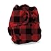 Buttons Cloth Diaper Cover – Snap Super One Size (12-40lbs) (Lumberjack)