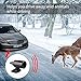 Ansblue Deer Alert for Vehicles,Animal Deer Warning Alarm,Avoids Deer Collisions Car Deer Warning,Ultrasonic Wildlife Warning for Auto Motorcycle Truck SUV and ATV - Black / 4pcs