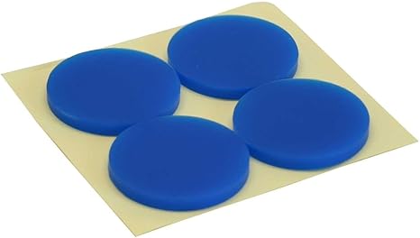InLine® patas de goma, para PC caja, 4 unidades, color azul: Amazon.es: Informática
