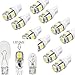 Yiwa LED Replacements for Malibu Landscape Light 5 Led/smd Per Bulb 194 T10 T5 Wedge Base Cool White(10 Pcs)