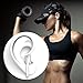 Bluetooth Headphones,REBUQI Sports Sweatproof Headset,Wireless Headphones V4.1 Stereo Earphones Noise Cancelling Earbuds with Mic for iPhone X 8 7 Plus Samsung Galaxy S7 S8 and Android Phones.(White)