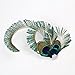 Vimans Women's 2016 Peacock Feather Beaded Hair Clip Fascinator Bridal Mini Hat