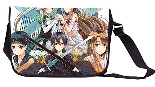 Siawasey Sword Art Online Anime Kirigaya Kirito Messenger Bag Backpack Shoulder Bag - Image 266