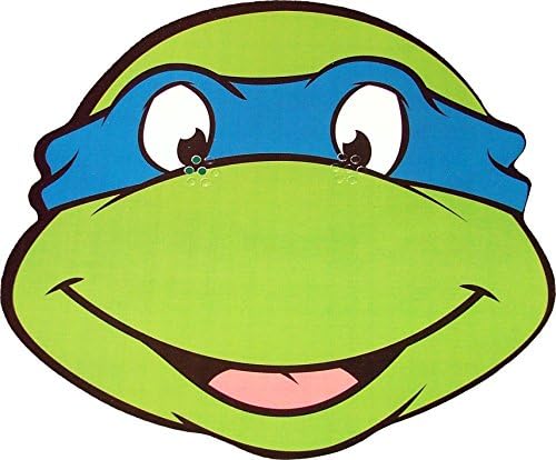 Teenage Mutant Ninja Turtles - Leonardo - Card Face Mask