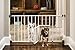 Carlson Pet Products MINI Expandable Extra Wide Pet Gate with Small Pet Door (916006), White, 18-31 inches