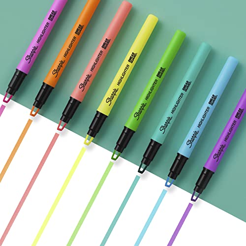 SHARPIE Highlighter, Clear View Highlighter with SeeThrough Chisel Tip
